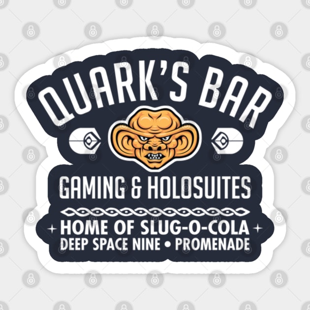 Quark's Bar Vintage Sticker by PopCultureShirts